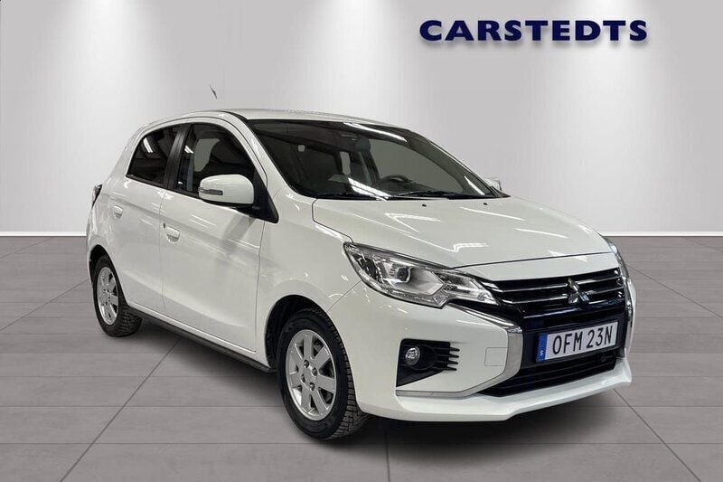 Vit Begagnad 2023 Mitsubishi Space Star Elegance Kombi | 179 900 kr (Marknadspris) - Bild 1/4