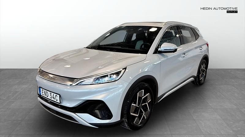 Vit Begagnad 2022 BYD Atto 3 Design SUV | 244 400 kr (Bra pris) - Bild 1/4