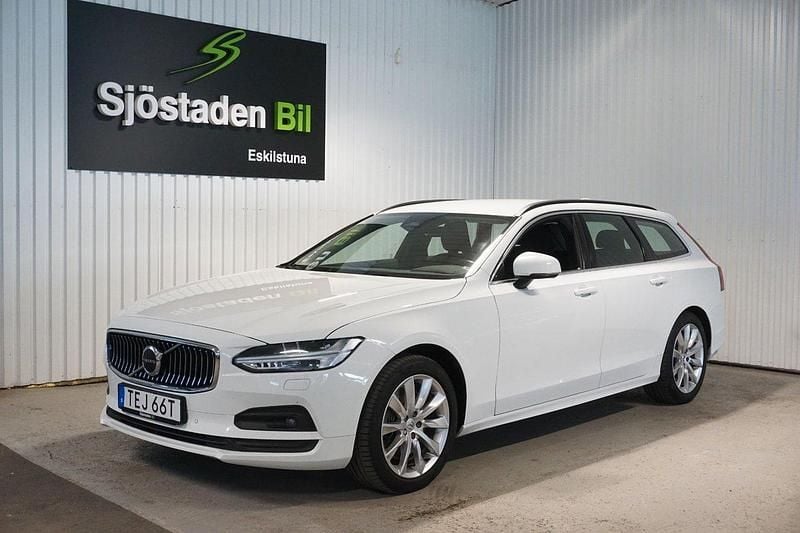 Vit Begagnad 2021 Volvo V90 Kombi | 289 900 kr (Marknadspris) - Bild 1/4