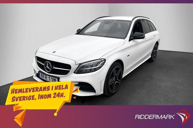 Vit Begagnad 2021 Mercedes C300 AMG Kombi | 214 800 kr (Marknadspris) - Bild 1/3