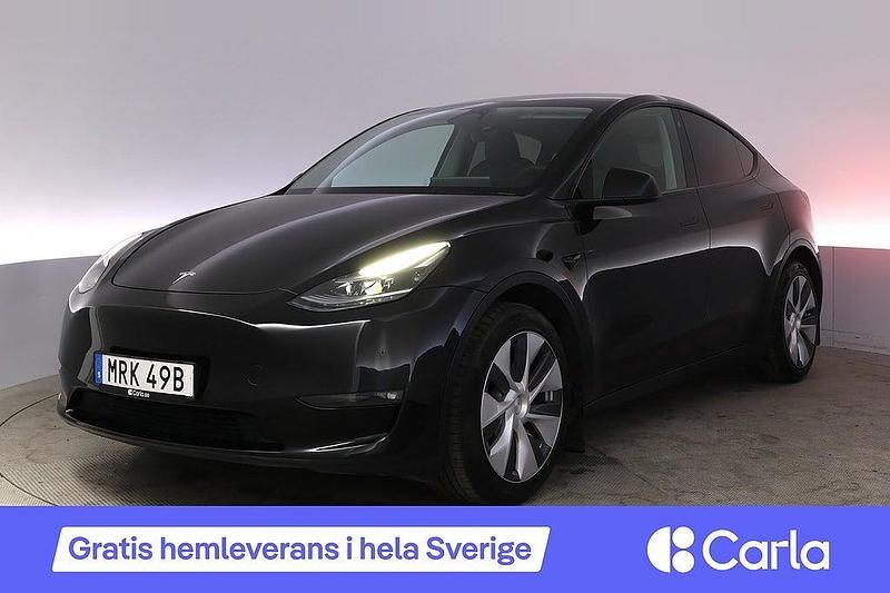 Svart Begagnad 2023 Tesla Model Y Long Range AWD SUV | 462 900 kr (Lite dyr) - Bild 1/4