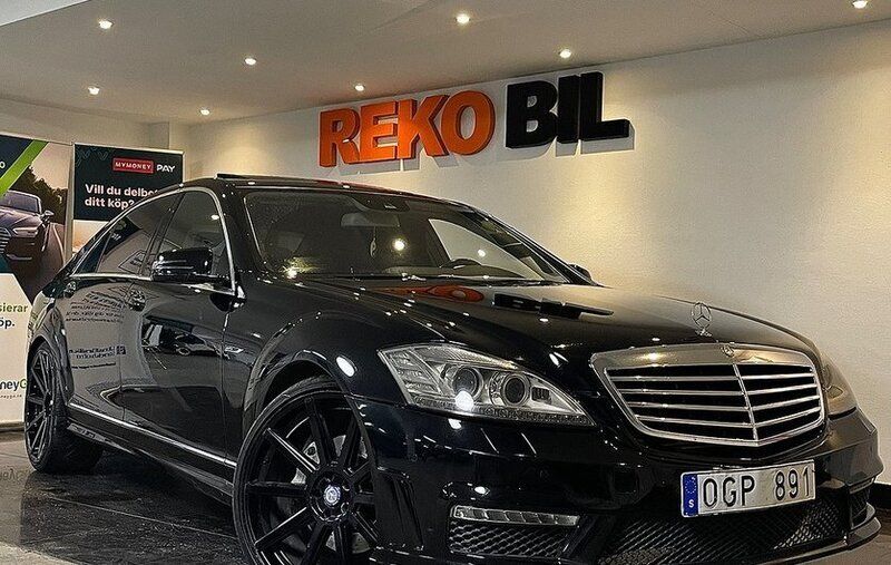 Svart Begagnad 2009 Mercedes S450 AMG Sedan | 178 800 kr - Bild 1/4