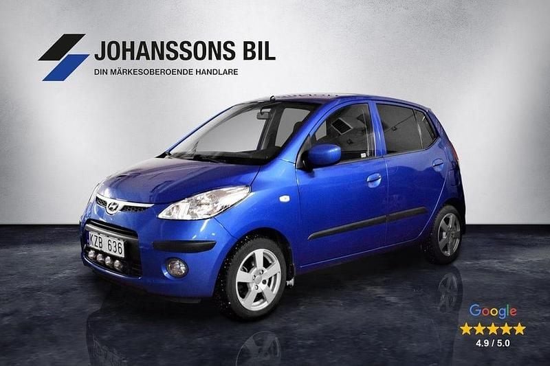 Begagnad Hyundai i10 78 HK (57 kW) 2010 Blå Halvkombi