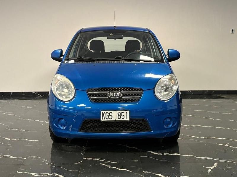 Begagnad Kia Picanto Comfort 65 HK (47 kW) 2009 Blå Halvkombi