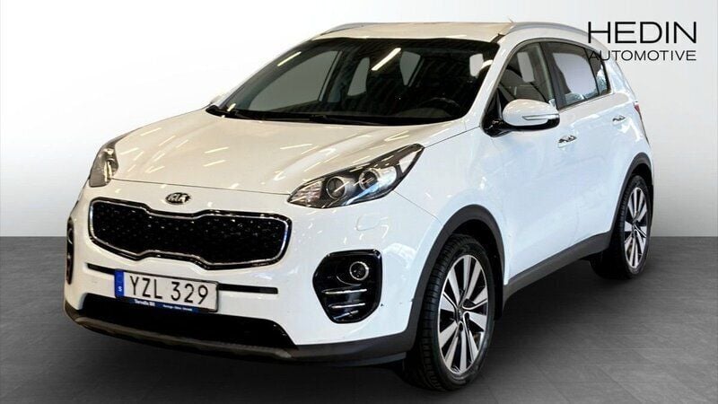 Vit (white) Begagnad 2017 Kia Sportage SUV | 165 000 kr (Marknadspris) - Bild 1/4