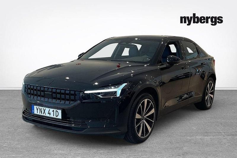 Svart Begagnad 2021 Polestar 2 Standard Range Single Motor Sedan | 308 000 kr (Marknadspris) - Bild 1/4