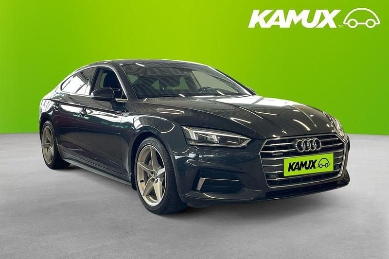 Grå Begagnad 2017 Audi A5 Sportback Halvkombi | 209 900 kr (Marknadspris) - Bild 1/3