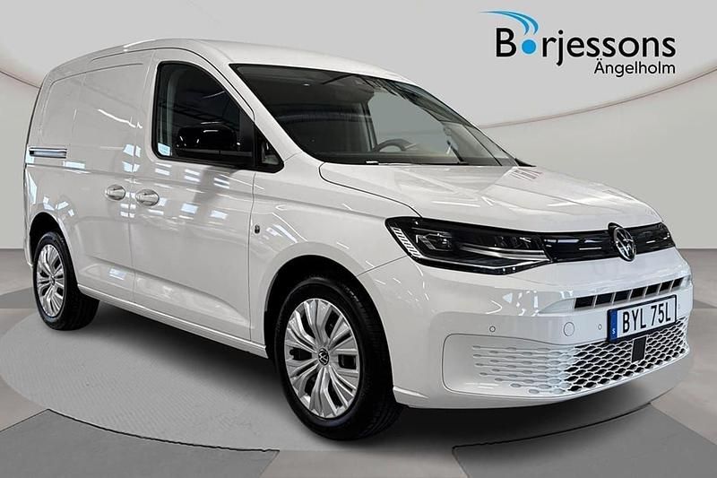 Vit Ny 2025 VW Caddy Minibuss | 524 875 kr - Bild 1/4