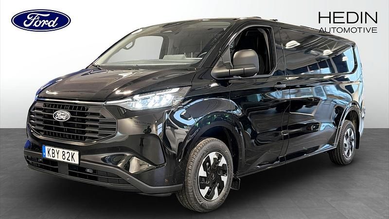 Svart Ny 2026 Ford Transit Custom Pickup | 651 950 kr (Marknadspris) - Bild 1/4
