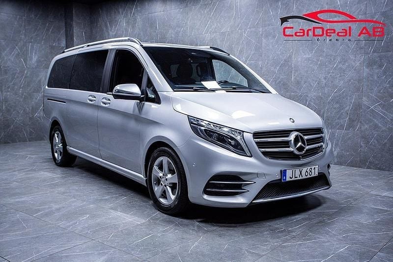 Silver Begagnad 2017 Mercedes V220 AMG Minibuss | 344 800 kr (Lite dyr) - Bild 1/4
