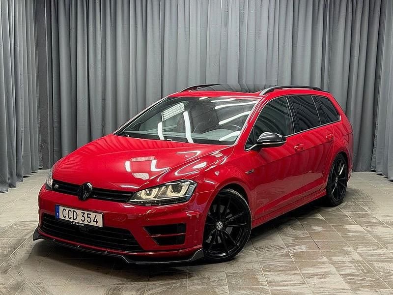 Begagnad VW Golf VII R 301 HK (221 kW) 2016 Röd Kombi