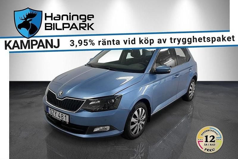 Blå Begagnad 2016 Skoda Fabia Style Halvkombi | 129 995 kr (Marknadspris) - Bild 1/2