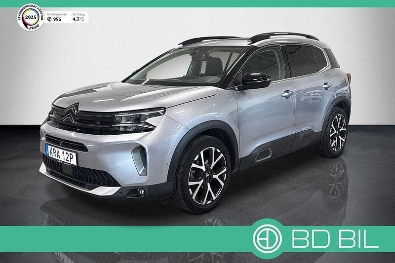 Grå Begagnad 2022 Citroën C5 Aircross Exclusive SUV | 259 800 kr - Bild 1/3