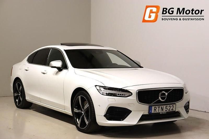 Vit Begagnad 2017 Volvo S90 R-Design Sedan | 294 600 kr - Bild 1/3