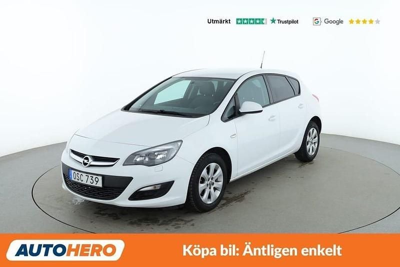 Vit Begagnad 2014 Opel Astra Enjoy Halvkombi | 78 000 kr (Marknadspris) - Bild 1/4