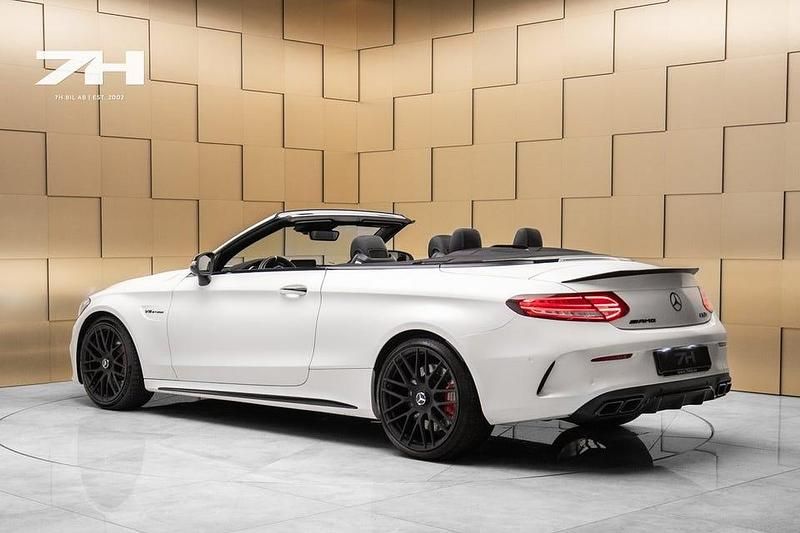 Begagnad Mercedes C63S AMG AMG 510 HK (375 kW) 2018 Vit Cab