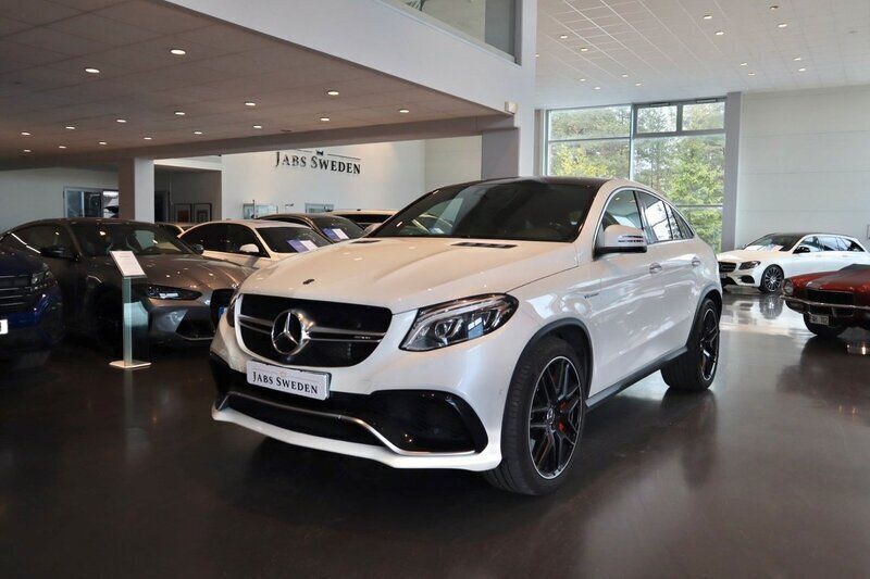 Vit Begagnad 2017 Mercedes GLE63 AMG AMG Sportkupé | 679 900 kr (Lite dyr) - Bild 1/4