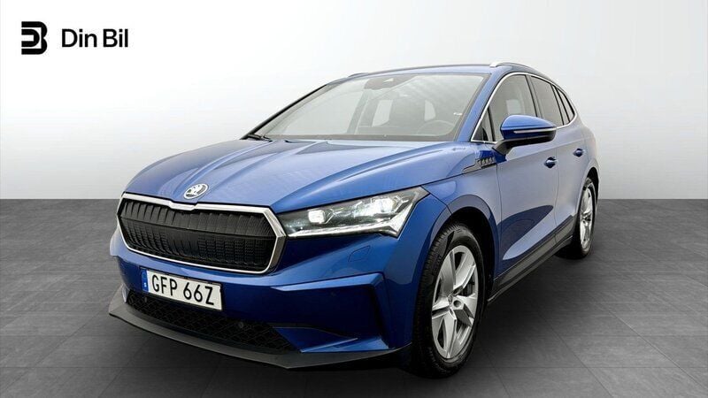 Blå Begagnad 2023 Skoda Enyaq iV SUV | 404 000 kr (Superpris) - Bild 1/4