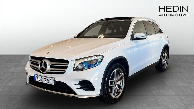 Vit (white) Begagnad 2015 Mercedes GLC220 AMG SUV | 279 900 kr (Marknadspris) - Bild 1/4
