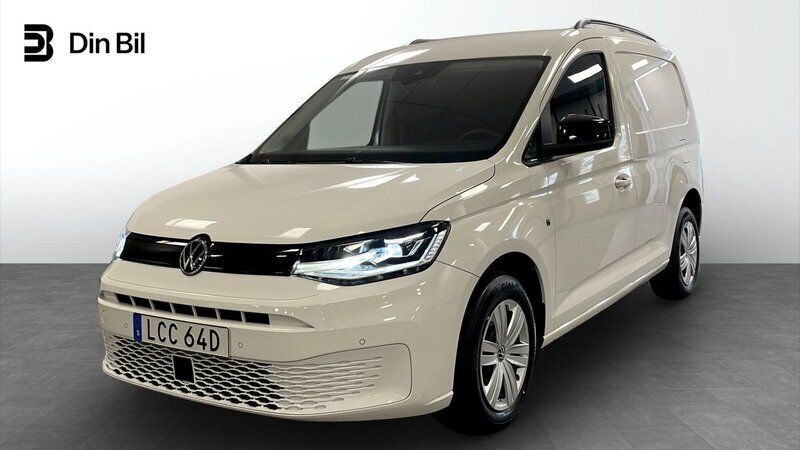 Vit (candyvit) Ny 2025 VW Caddy Minibuss | 434 250 kr (Marknadspris) - Bild 1/4