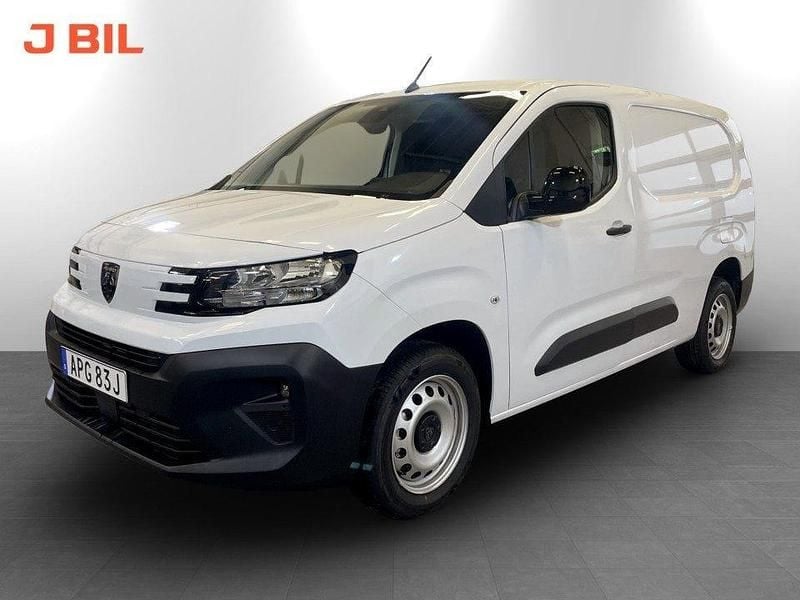 Vit kaolin Ny 2025 Peugeot Partner Minibuss | 343 625 kr (Marknadspris) - Bild 1/4