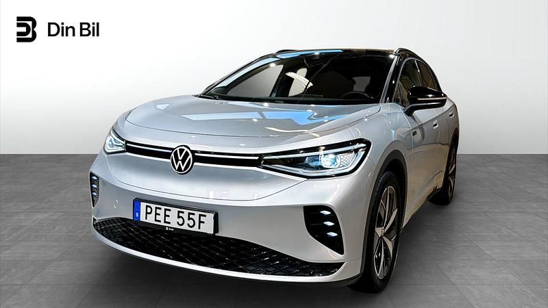 Silver (scale silver metallic bla) Begagnad 2023 VW ID.4 GTX SUV | 399 900 kr (Bra pris) - Bild 1/4
