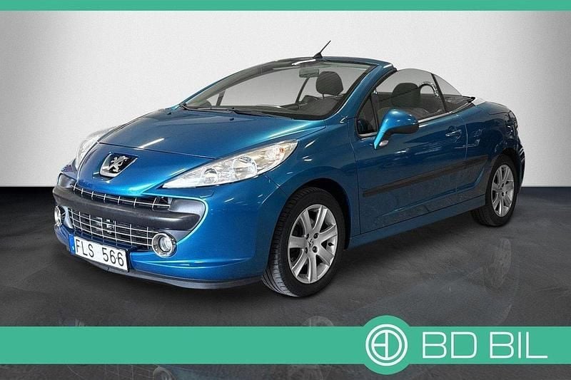Blå Begagnad 2007 Peugeot 207 CC Cab | 83 700 kr (Dyr) - Bild 1/3