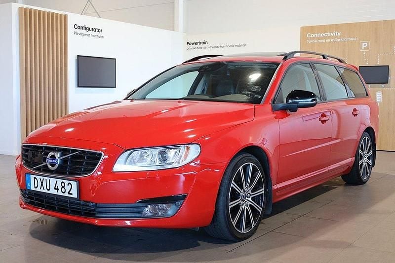 Röd Begagnad 2014 Volvo V70 Business Edition Kombi | 169 800 kr (Dyr) - Bild 1/3