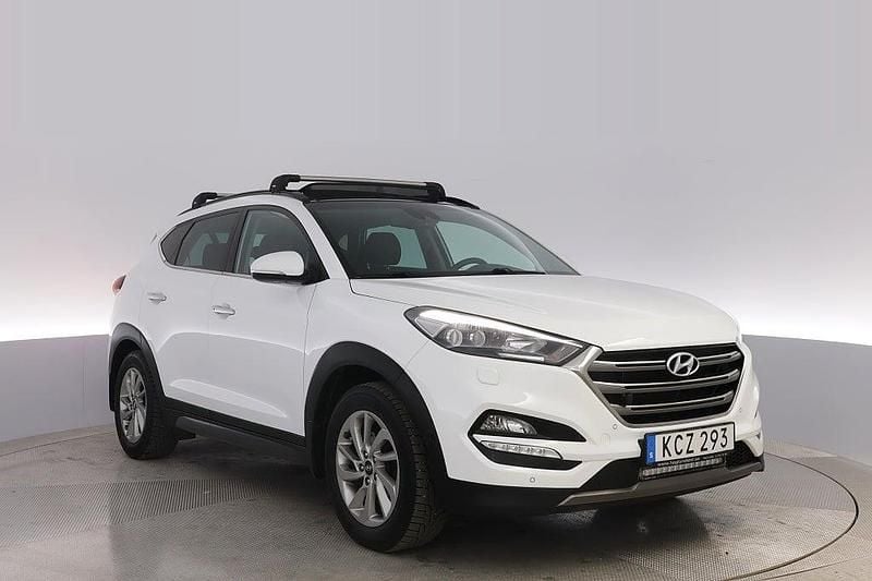 Vit Begagnad 2015 Hyundai Tucson Comfort SUV | 159 000 kr (Marknadspris) - Bild 1/4