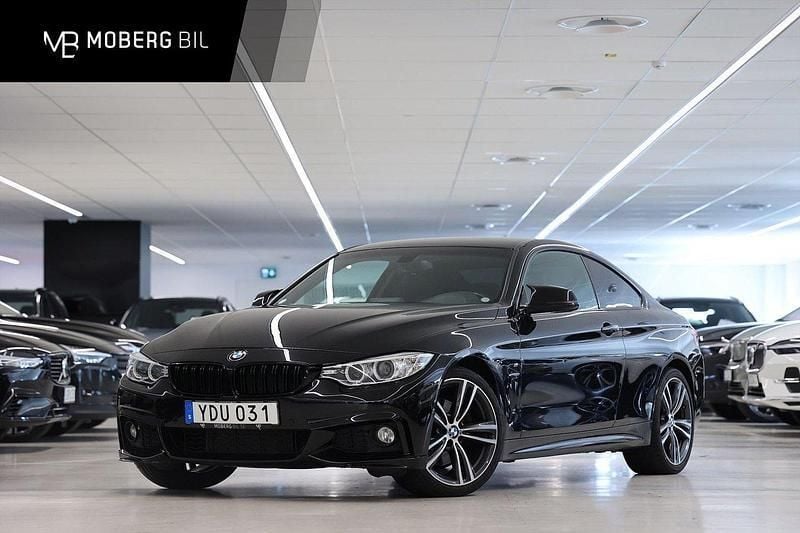Svart Begagnad 2016 BMW 430 M Sport Sportkupé | 279 900 kr (Marknadspris) - Bild 1/3