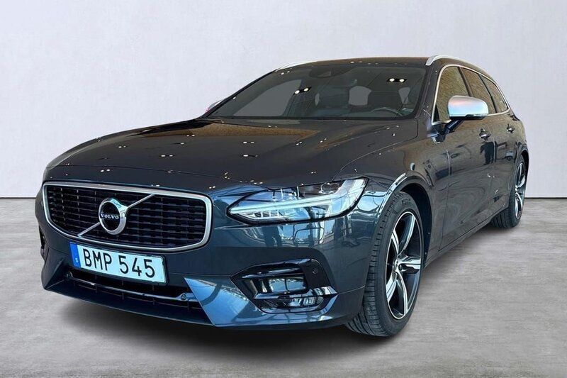 Grå Begagnad 2018 Volvo V90 R-Design Kombi | 269 000 kr (Marknadspris) - Bild 1/4