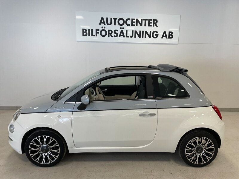 Vit Begagnad 2021 Fiat 500 Dolcevita Halvkombi | 169 900 kr (Dyr) - Bild 1/4
