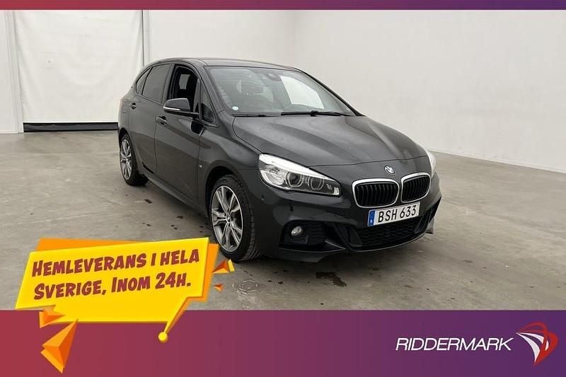 Svart Begagnad 2017 BMW 225 Active Tourer M Sport Minibuss | 159 900 kr (Lite dyr) - Bild 1/3