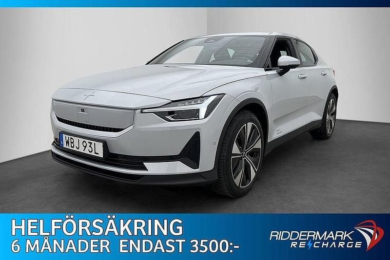 Silver Begagnad 2024 Polestar 2 Long Range Single Motor Halvkombi | 419 900 kr (Marknadspris) - Bild 1/4