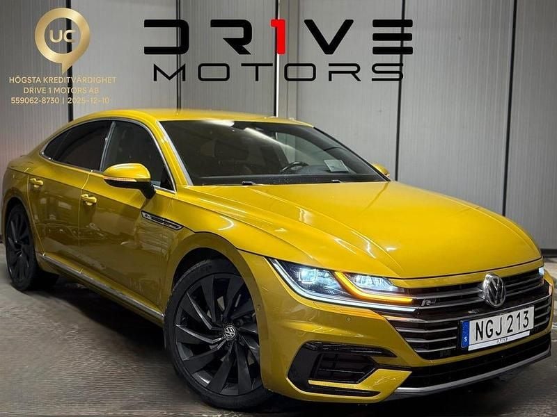 Begagnad VW Arteon 272 HK (200 kW) 2019 Gul Halvkombi