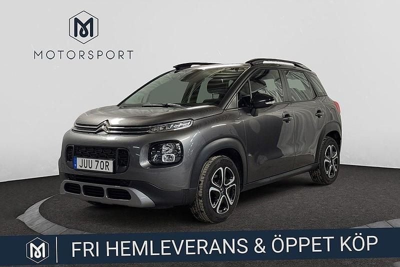 Grå metallic Begagnad 2021 Citroën C3 Aircross Feel SUV | 119 900 kr (Marknadspris) - Bild 1/3