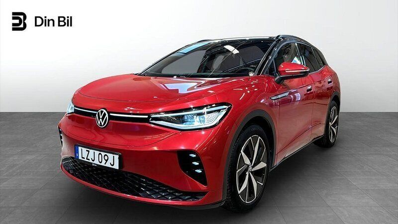 Mörkröd (röd) Begagnad 2022 VW ID.4 GTX SUV | 379 500 kr (Superpris) - Bild 1/4