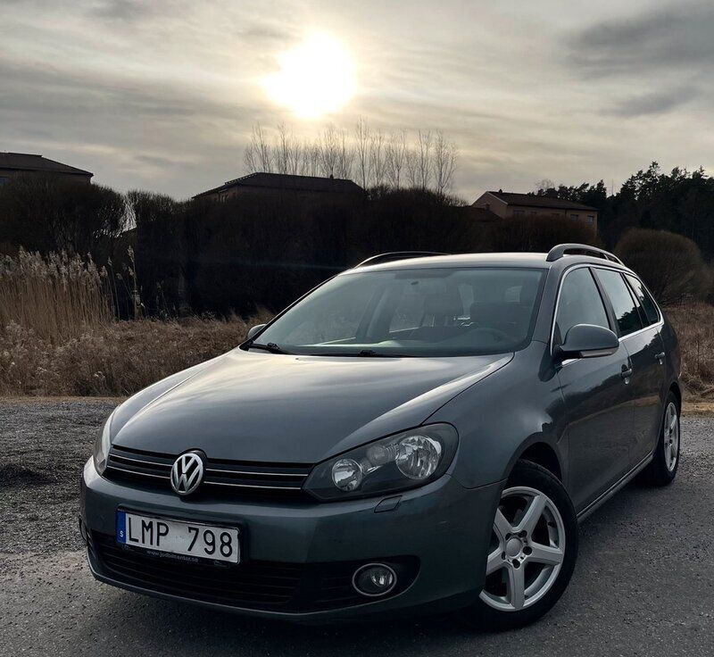 Mörkgrå Begagnad 2009 VW Golf VI Kombi | 36 900 kr (Marknadspris) - Bild 1/4