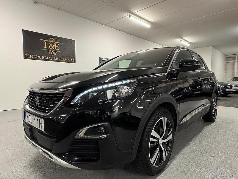 Begagnad Peugeot 3008 GT-line 131 HK (96 kW) 2019 Svart SUV