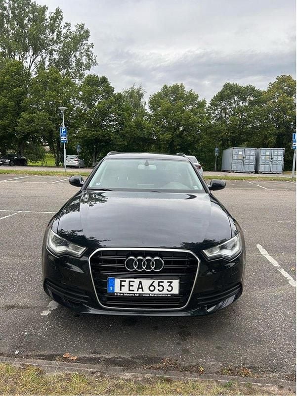 Svart Begagnad 2014 Audi A6 Proline Kombi | 150 000 kr (Marknadspris) - Bild 1/4