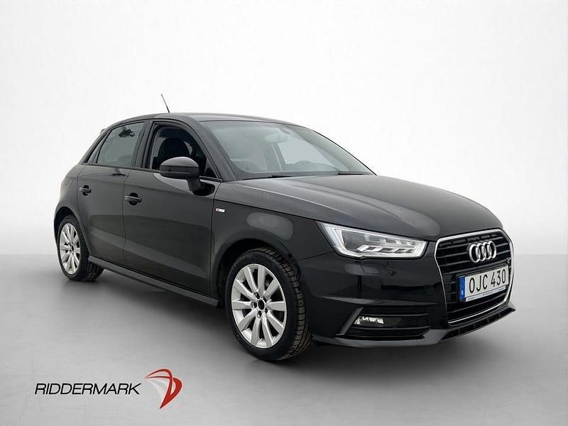 Begagnad Audi A1 Sportback S-Line 95 HK (69 kW) 2016 Svart Halvkombi