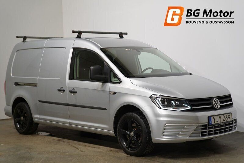 Silver Begagnad 2017 VW Caddy Maxi Minibuss | 169 800 kr (Marknadspris) - Bild 1/4
