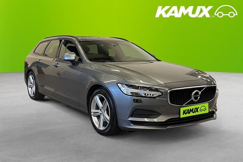 Silver/grå Begagnad 2018 Volvo V90 Kinetic Kombi | 159 800 kr (Marknadspris) - Bild 1/4