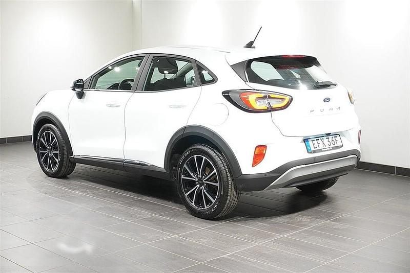 Begagnad Ford Puma Titanium 125 HK (91 kW) 2021 Frozen white solid SUV