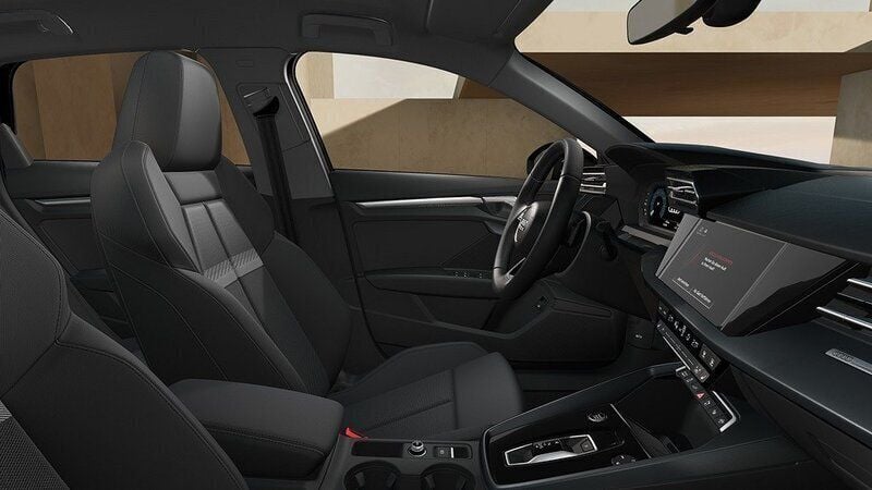 Svart Ny 2025 Audi A3 Sportback e-tron Sedan | 479 000 kr (Bra pris) - Bild 1/4
