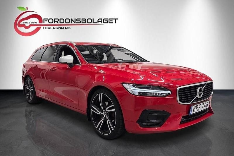 Begagnad Volvo V90 R-Design 190 HK (139 kW) 2018 Röd Kombi