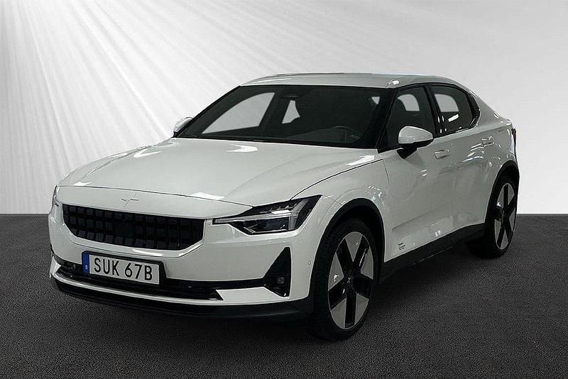 Begagnad Polestar 2 Standard Range Single Motor 309 kW (421 HK) 2022 Vit Halvkombi