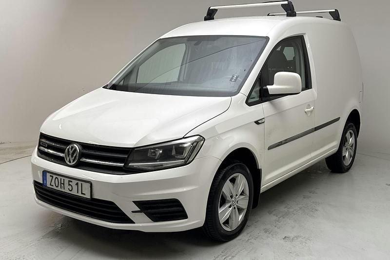 Vit Begagnad 2019 VW Caddy Minibuss | 119 000 kr (Superpris) - Bild 1/4