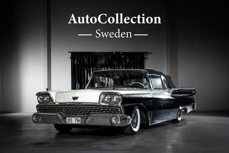 Svart Begagnad 1959 Ford Galaxie Convertible Cab | 519 900 kr - Bild 1/4