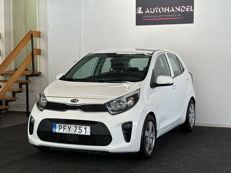 Vit Begagnad 2017 Kia Picanto Launch Edition Halvkombi | 94 900 kr (Bra pris) - Bild 1/4